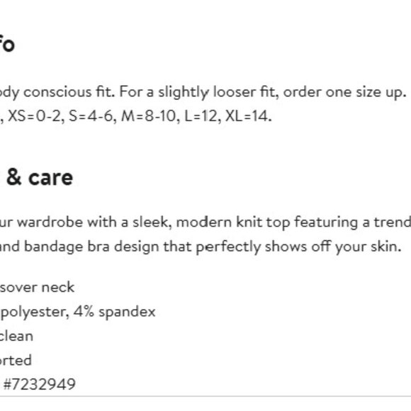 RARE FIND!! BNWT HERVE LEGER crossover bandage top - Picture 6 of 6